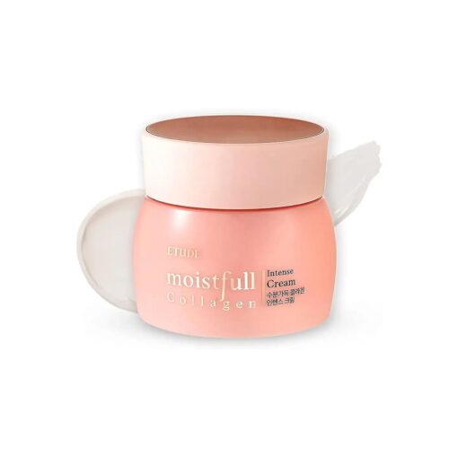 ETUDE HOUSE Moistfull Collagen Intense Cream ( 75ml ) | Intense Hydrating Super Collagen Skin Care Cream | Korean Facial Moisturizing Cream with Low-molecular Peptides included for All Skin Type