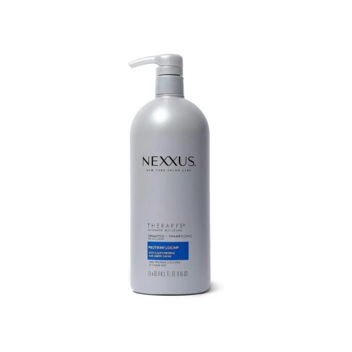 Nexxus Moisturizing Shampoo for Dry Hair Therappe Ultimate Moisture Silicone-Free, Moisturizing ProteinFusion with Elastin Protein and Green Caviar 33.8 oz