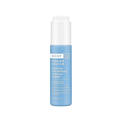 Paula 's Choice RESIST Advanced Pore Refining Treatment 4 % BHA Serum, Salicylic Acid & Green Tea, Anti-Aging Exfoliant for Oily Skin, 1 Ounce