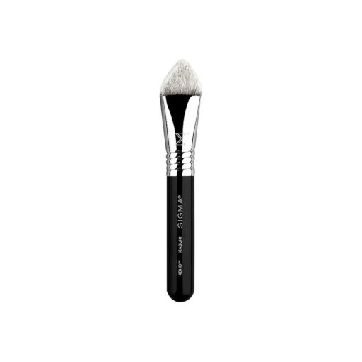 Sigma Beauty 4DHD Kabuki Brush - Pyramid-Shaped Kabuki Makeup Brush for Blending Concealer and Powder on Spots, Scars, Crevices and Under Eye - Offers Precise Application & Detailed Coverage