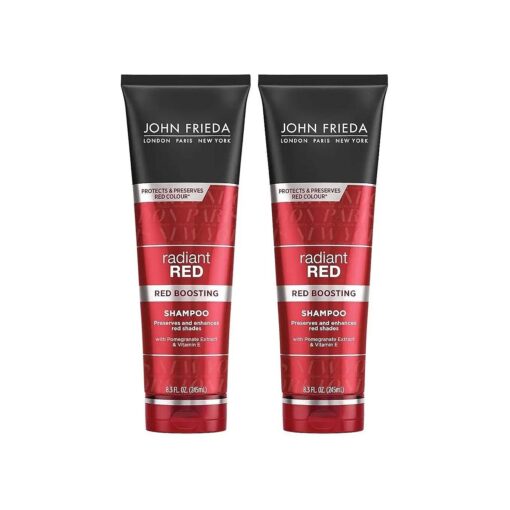 John Frieda Radiant Red, Colour Protecting Shampoo, 8.3 Fl Oz ( Pack of 2 )