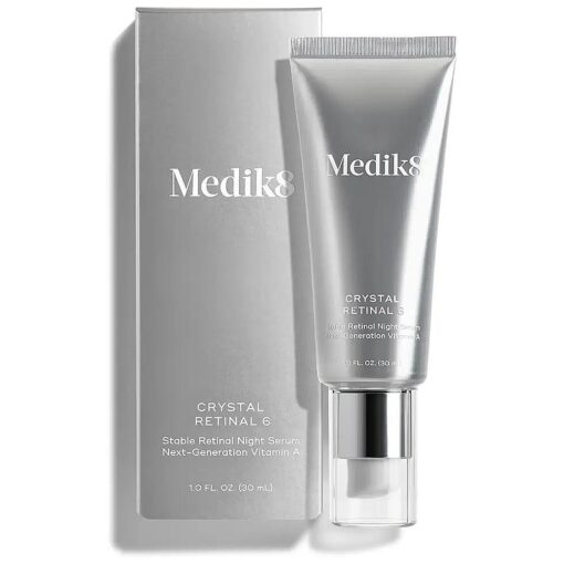 Medik8 Crystal Retinal 3 - Brightening, Firming, Advanced Skin Regenerating Retinaldehyde Serum - Smoothing, Hydrating Wrinkle Repair Recipe - With Hyaluronic Acid, Glycerin, and Vitamin E - 1 oz