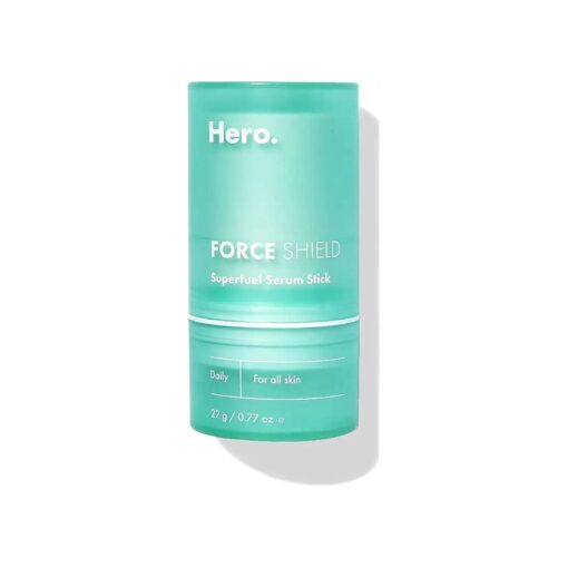 Force Shield Superfuel Serum Stick from Hero Cosmetics - Ultra-restorative, Travel-ready Gel Stick to Hydrate and Boost Skin 's Microbiome - Non-irritating and No Pore-clogging Silicones ( 1 Count )