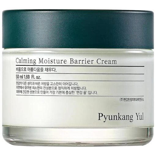 Pyunkang Yul [ PKY ] Calming Moisture Barrier Cream Instantly Soothes Sensitive Skin, Hyaluronic Acid & Ceramide for Hydration, Vegan, Korean Skincare ( 1.69 Fl, Oz, 50ml )