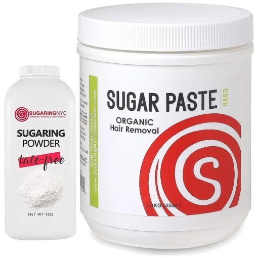 Sugaring Hair Removal Paste ( HARD ) + Sugaring NYC Drying Powder