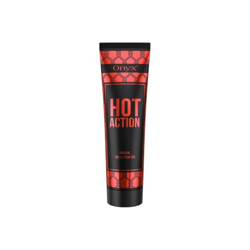 Hot Action Tingle Tanning Lotion for Tanning Beds - Tingle Intensifier for Adanced Tanners - Hot Tanning Lotion with Bronzer and Accelerator - No Stain and No Streaks - Moisturizes Skin