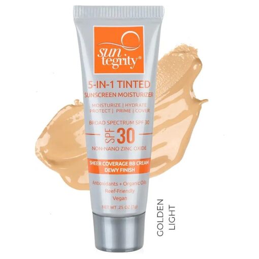 SAMPLE TUBE 5 in 1 Tinted Face Sunscreen ( Golden Light )