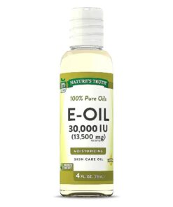 Nature 's Truth Vitamin E Oil for Skin 30,000 IU | 100 % Pure | 4 oz | Lemon Scented | GC/MS Tested