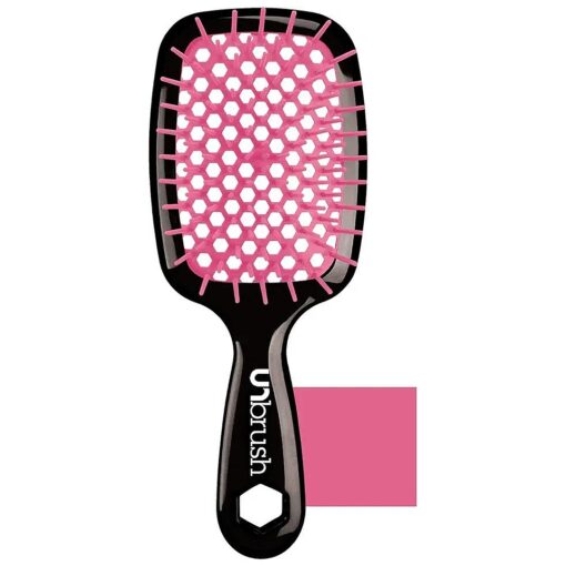 FHI HEAT UNbrush Wet & Dry Vented Detangling Hair Brush, Cherry Blossom