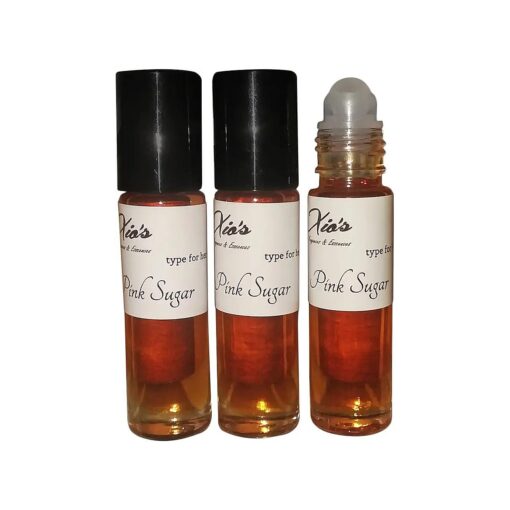 Pink Sugar Fragrance Body Long Lasting Body Oils ( Best Fragrances Affordable Alternative Generic Version ) Set of 3 10.35 ml Roll-on