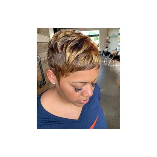 Short Hairstyles for Women Natural Synthetic Wigs for Black Women Short Pixie Cut Hair Wigs 10 Styles Available ( nicelatus-9622 )