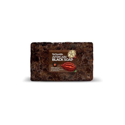 African Black Soap, 1LB/16 OZ/500g Organic 100 % l, For Acne and eczema, Dry Skin & Rashes, Face & Body Wash, All Skin Types, Authentic Handmade Soap, Pure Raw Ingredients, 1Lb ( 16 oz )