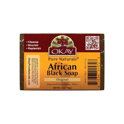 OKAY AFRICAN BLACK ORIGINAL SOAP 5.5oz / 142gr