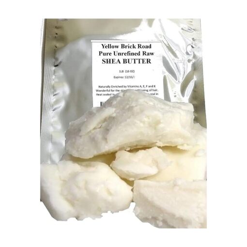 Yellow Brick Road 100 % Raw Unrefined Shea Butter-African Grade a Ivory 1 Pound ( 16oz ) ...