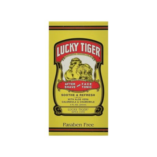 Lucky Tiger After Shave and Face Tonic, 8 Ounce