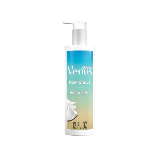 Gillette Venus Glow Post-Shave Oil Infused Moisturizer, Women 's Aftershave Oil Infused Moisturizer, 12 oz