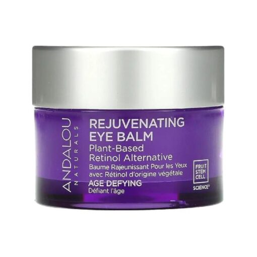 Andalou Naturals Age Defying Plant-Based Retinol Alternative Eye Balm, 0.45 OZ