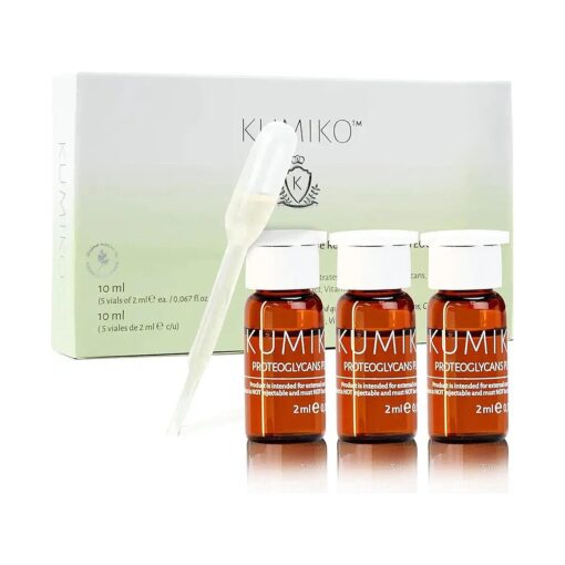 KUMIKO Ultimate Age Defying Matcha Revitalizing Facial Ampoule for Men and Women - Facial Serum Hydrates & Plumps Skin - Defend, Restore and Rejuvenate All Skin Types with Vitamin C - 5 Vials