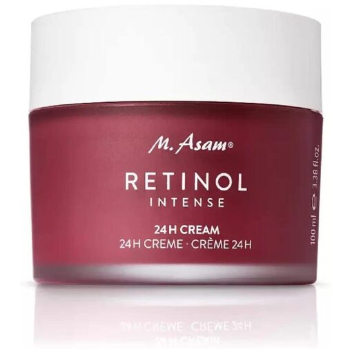 RETINOL INTENSE 24h Cream - nourishing face cream for effective wrinkle smoothing & against signs of aging with retinol, hyaluronic acid & shea butter, vegan anti-aging facial care, 3.38 Fl Oz