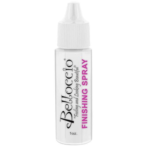 Belloccio Airbrush Makeup Finishing Spray & Setting Mist, 1 oz, Bottle - Long Lasting, Prevents Smudging and Fading - Sets Cosmetic Foundations, Concealers & Blushes