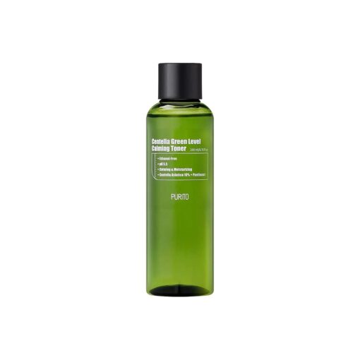 PURITO Centella Green Level Calming Toner 200ml/6.76fl.oz, alchhole-Free Toner, Natural Daily Facial Toner, Acne, Face Toner for Sensitive Skin ,