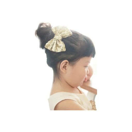 Missgrace Hot Gold Hair Bow.Hair Bows, Hair Clips, Girls Hair Bows.Hair Bows