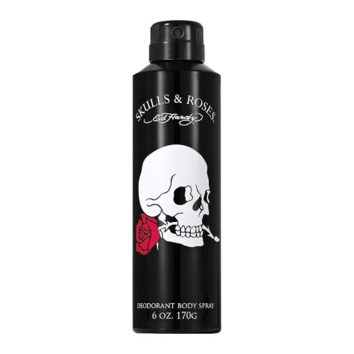 Ed Hardy Men 's Deodorant & Fragrance Body Spray, Casual Day or Night Scent, 6 Oz, Black