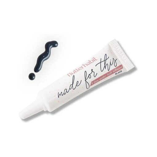 FlutterHabit Made for This Adhesive Lash Glue for Eyelash Extensions - Your Ultimate All-Day Hold Lash Cluster Glue for Effortless, Stunning, and Long-Lasting Eyelashes - All-in-one Lash Glue