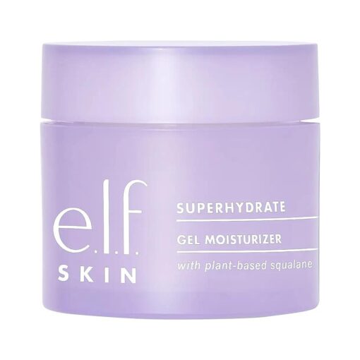 e.l.f., SuperHydrate Moisturiser, Fast-Absorbing, Non-Greasy, Gel Formula, Hydrates, Tones, Clarifies, Protects, Infused with Vitamin E, 1.69 Oz