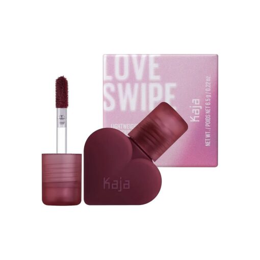 Kaja Lip Mousse - Love Swipe | with Raspberry Seed Oil and Vitamin E, Buildable, Blendable, Moisturizing, Velvet Finish, 01 Call Me, 0.22 Oz ( 5 shades )