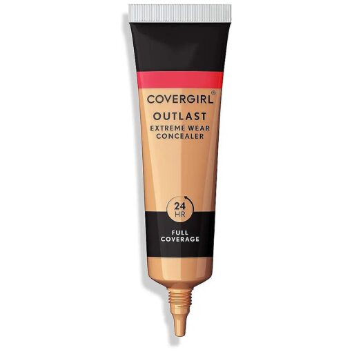 COVERGIRL Outlast Extreme Wear Concealer, Lightweight and Waterproof, 0.78 Fl Oz, Concealer Makeup, Under Eye Concealer, Concealer for Dark Circles, Full Coverage Concealer, All Day Wear