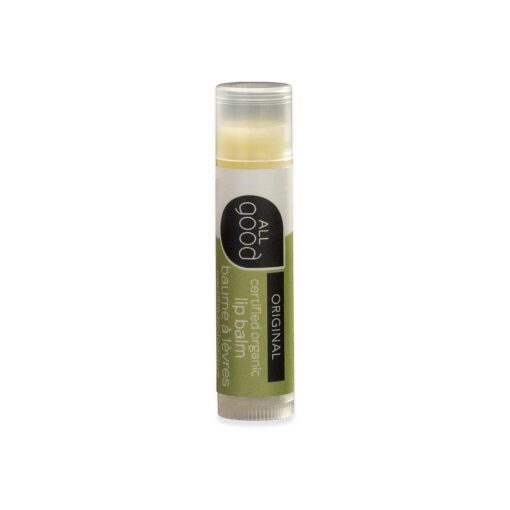 All Good USDA Organic Lip Balm for Soft Smooth Lips - Calendula, Lavender, Olive Oil, Beeswax, Vitamin E ( Original )