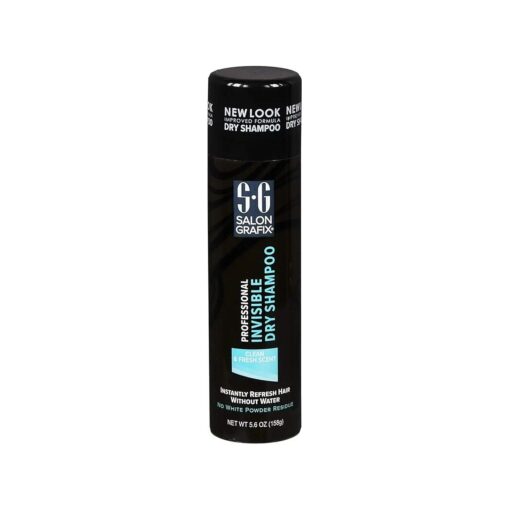 Salon Grafix Professional Invisible Dry Spray Shampoo, Pack of 3 x 5.6 Oz .