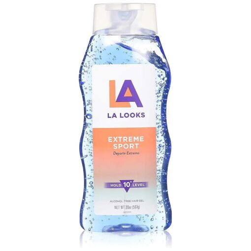 La Looks Gel # 10 Extreme Sport Tri-Active Hold, Blue, 20 Ounce ( 2 Pack ) ( B00BNVM8OG )