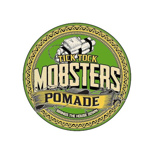 Mobsters Hair Pomade Strong Hold Water Based Deluxe Matt Finish Hair Wax Pro Salon Use Large 125ml Tin Special Edition ( Tick Tock )