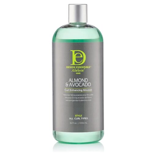 Design Essentials Natural Curl Enhancing Mousse REFILL, Best Value - Almond & Avocado Collection, 32 Oz