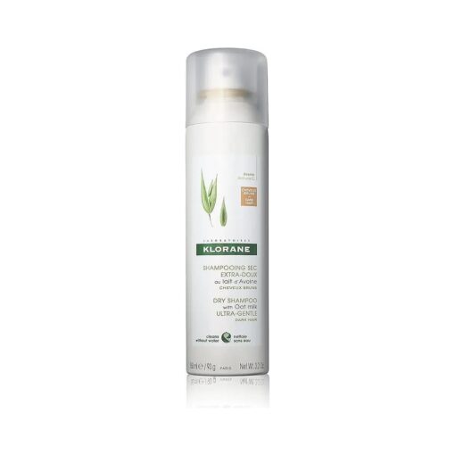 Dry Shampoo with Oat Milk, For Dark Hair, Natural Tint, All Hair Types, Paraben & Sulfate-Free