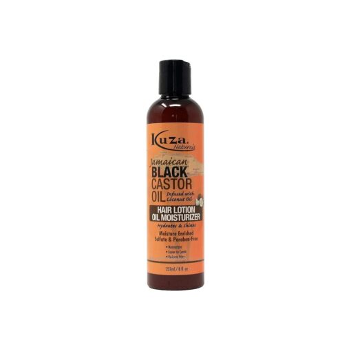 Kuza Naturals Castor Oil Hair Lotion Moisturizer, Black