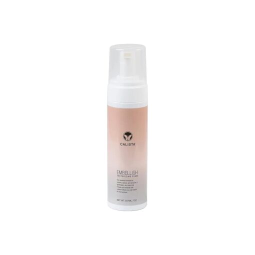 Calista Embellish Texturizing Foam, Salon Quality Lightweight Styling Mousse for All Hair Types, Styling Volumizer, 7 oz