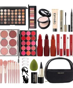 MISS ROSE M All In One Full Makeup Kit, Multipurpose Women 's Makeup Sets, Beginners and Professionals Alike, Easy to Carry ( Black )