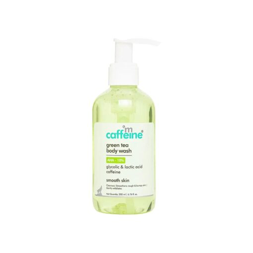 mCaffeine Green tea body wash with AHA -10 %