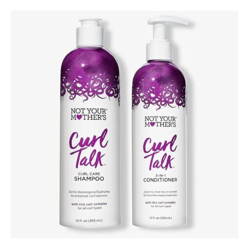 Not Your Mother 's Curl Talk Shampoo and Conditioner - 12 fl oz ( 2 Pack ) - Shampoo and Conditioner for Curly Hair