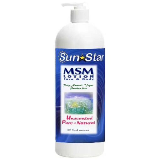 MSM Natural Pure & Natural Lotion-32 ozs .