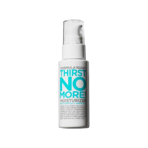 FORMULA 10.0.6 - Thirst No More Moisturizer - Daily Face Lotion 1.69 fl oz Hydrates & Nourishes Dry Skin, Vegan, Paraben-Free, Sulfate-Free & Cruelty-Free