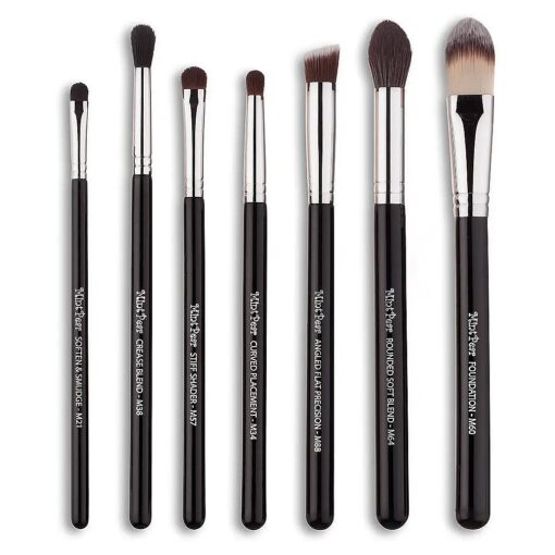 Foundation Brushes Best Cosmetic Tools For Bronzer Liquid & Concealer From MintPear- Copper Ferrule, Hardwood Handle & Soft Dense Vegan Bristles ( 7 Piece Brush Set )