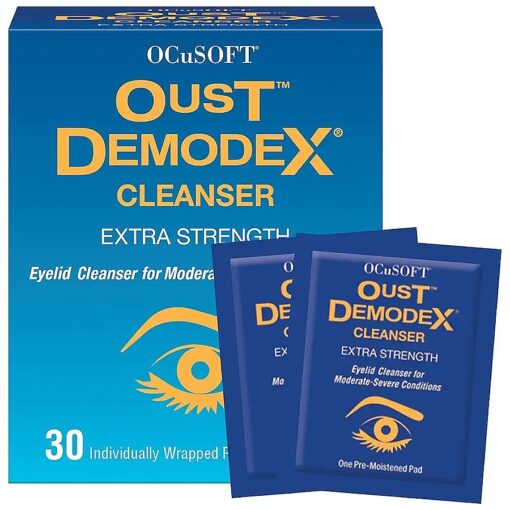 Oust Demodex Cleanser Pre-Moistened Pads 30ct