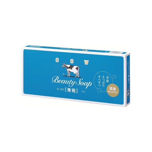 COW BRAND Soap Blue Box 85g6pieces