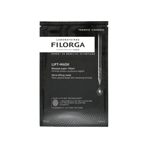 Filorga Lift-Mask, Anti-Aging Sheet Mask with Hyaluronic Acid, Collagen, & Antioxidant Polyphenols for Lifted & Plumped Skin, 0.67 oz