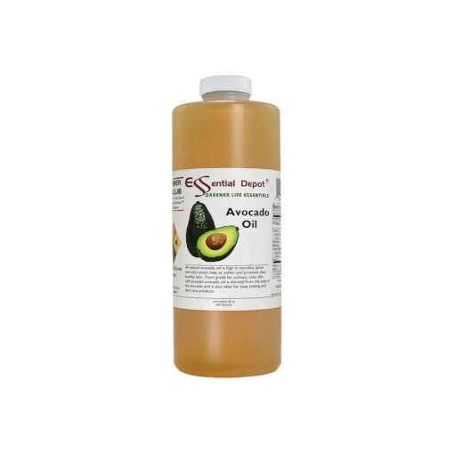 Avocado Oil - 1 Quart - 32 oz - Food Grade - safety sealed HDPE container with resealable cap