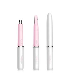 TOUCHBeauty Hair Trimmer for Face Eyebrow Nose Ear Body Hair Trimming, All in ONE Hair Remover for Women & Men Dual Blades Shaver Battery Powered TB-1458